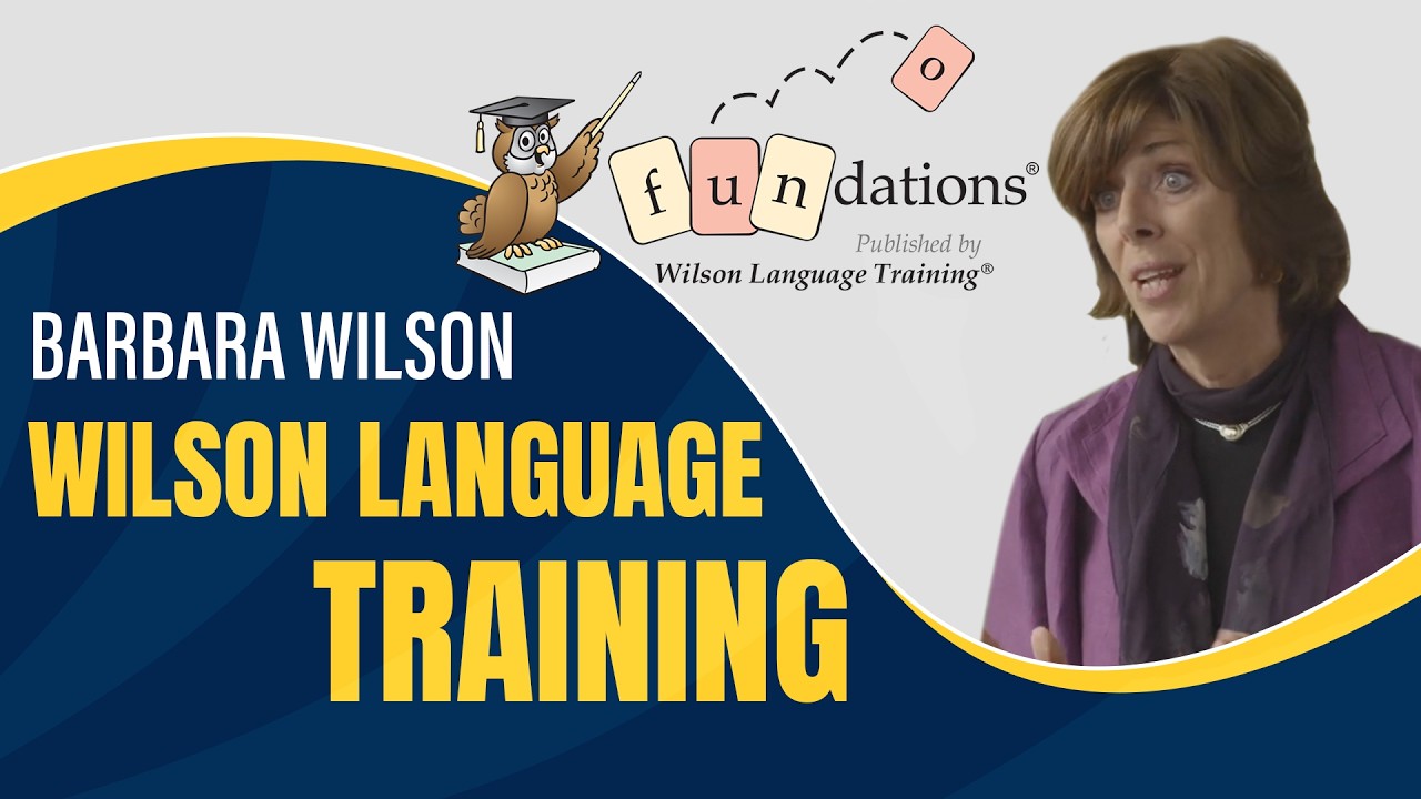 Wilson Language Barbara Wilson - What is Wilson Language Training? - YouTube