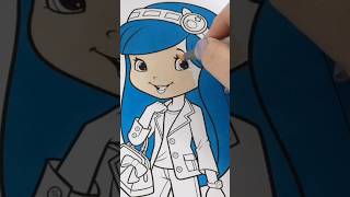 Coloring Blueberry Muffin Strawberry Shortcake #coloring #blueberry #sweet #strawberry