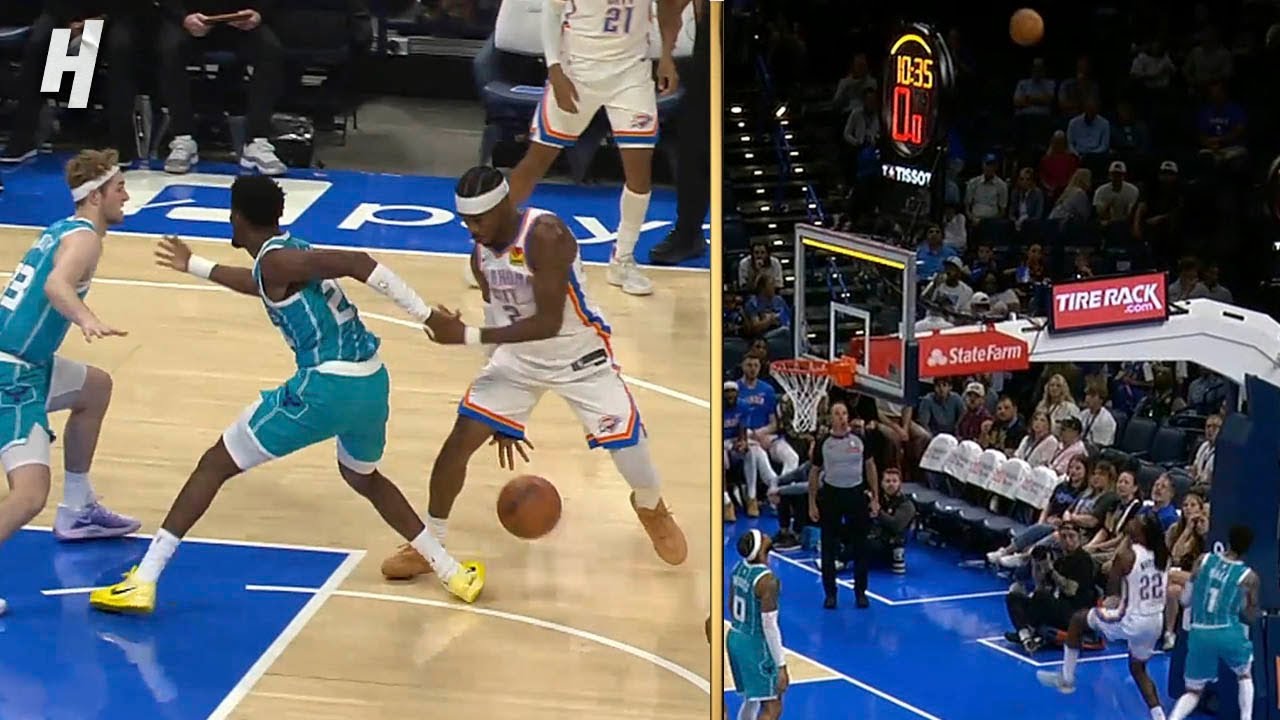 SGA ломает лодыжки, Кейсон Уоллес делает БЕЗУМНЫЙ бросок 😤