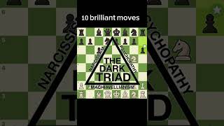 10 💎— genius!! #chess #fyp #darktriad #brilliant