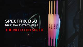 XPG SPECTRIX D50 DDR4 RGB Memory Module - THE NEED FOR SPEED