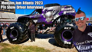 Monster Jam Atlanta 2023 Pre Show Driver Interviews