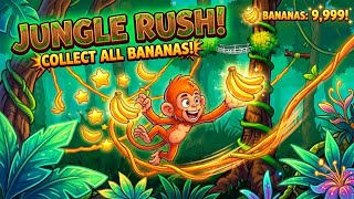 Monkey Jungle Adventure Game Gameplay! 🐵🍌 Impossible Level Cleared! Cartoon games #youtube  screenshot 4