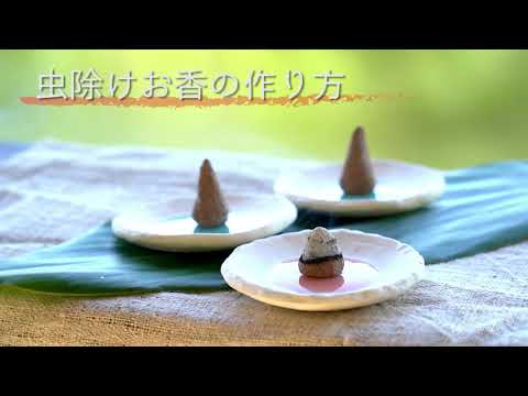 ハンドメイド 虫よけお香づくりキットの作り方 手作り体験キット お家でも作れる Youtube