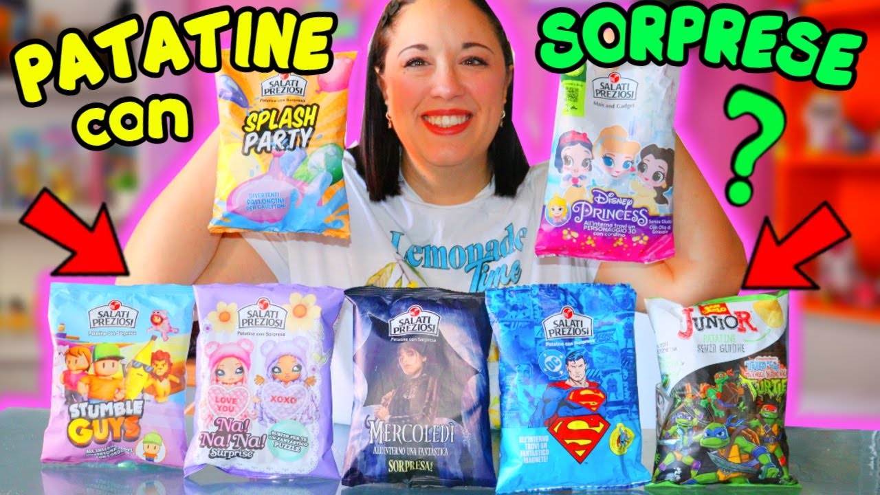 Apro PATATINE con SORPRESE! iolanda sweets