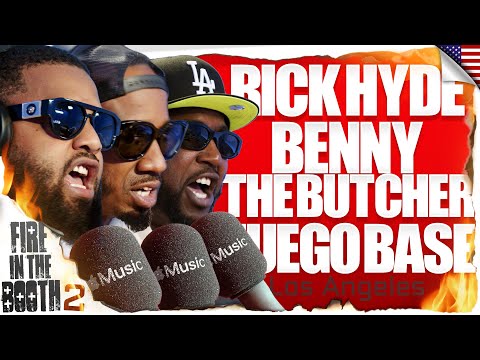 Benny The Butcher Fuego Base & Rick Hyde - Fire in the Booth  