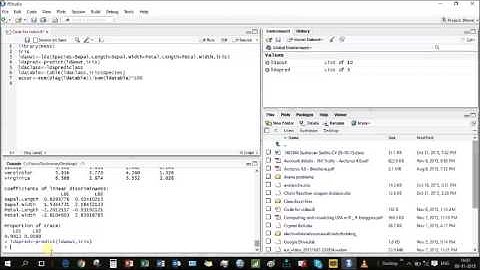 Linear Discriminant Analysis using R