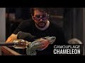 GLASSBLOWING: Sculpting a CAMOUFLAGE CHAMELEON out of HOT GLASS!