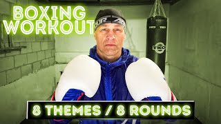 Boxing Workout - 8 Rounds 8 Themes #boxingtraining #boxingworkout #heavybagworkout