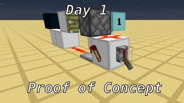 Instant Redstone Computation - Day 1 | Proof of Concept