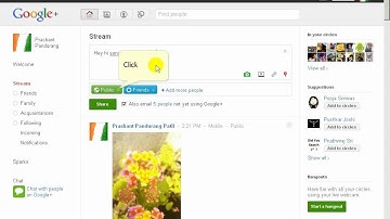 Send private message in Google Plus