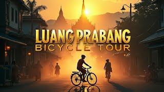 Luang Prabang Laos Tour on Bicycle Travel 4k