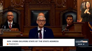 Gov. Evers calls for mental health investment, shared revenue reform in State of the State Address