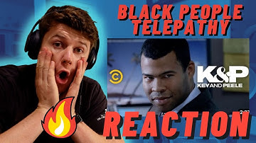 Black People Telepathy - Key & Peele ((IRISH REACTION!!))