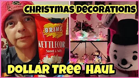 Vlogmas Day 20 / Dollar Tree Haul / Snacks For Christmas Movie Night / Christmas Decorations