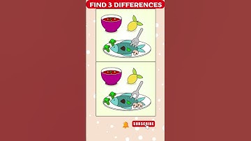 3 differences hiding in plain sight! #1175 #spotthedifference #間違い探し #脳トレ