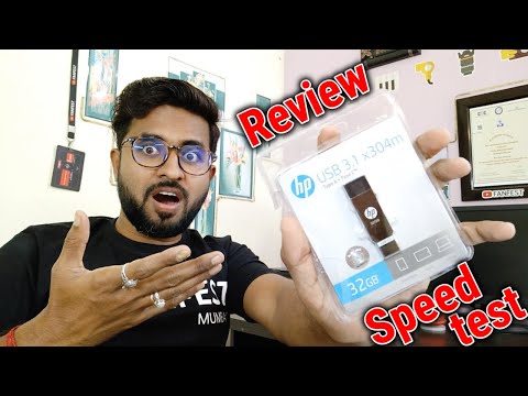 HP USB 3.1 x304m Type a & Type C Pendrive Review & Speed test on Laptop and Smartphone