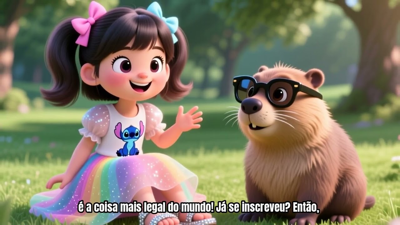 MINHA AMIGA É UMA CAPIVARA! 🐾 Alice e a Missão Secreta na Cidade!