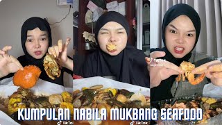 KUMPULAN TIKTOK NABILA MAKAN SEAFOOD 🦀🦪🦐🦑 || @Cliperbila