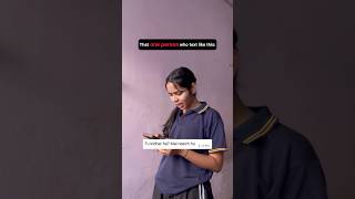 || that one person who text like this || #trending #youtubeshorts #viral #shorts