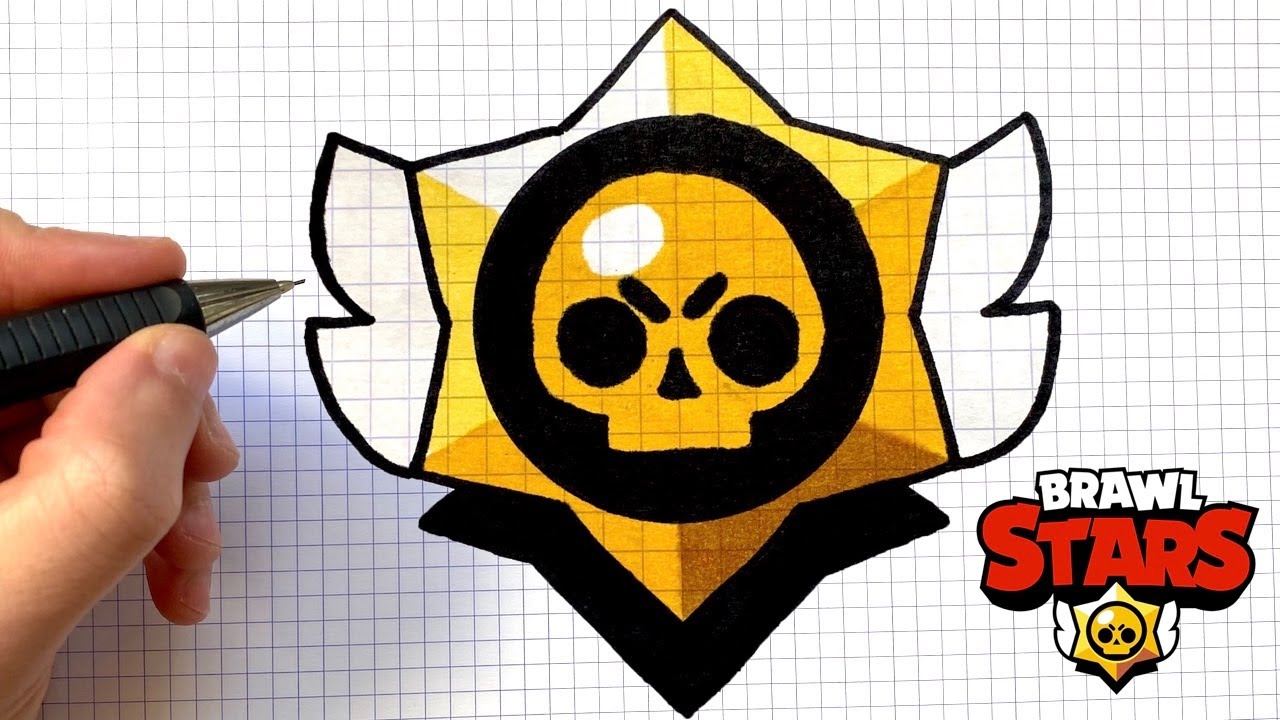 How To Draw Brawl Stars Logo Youtube - brawl stars simbolo de notificaçoes