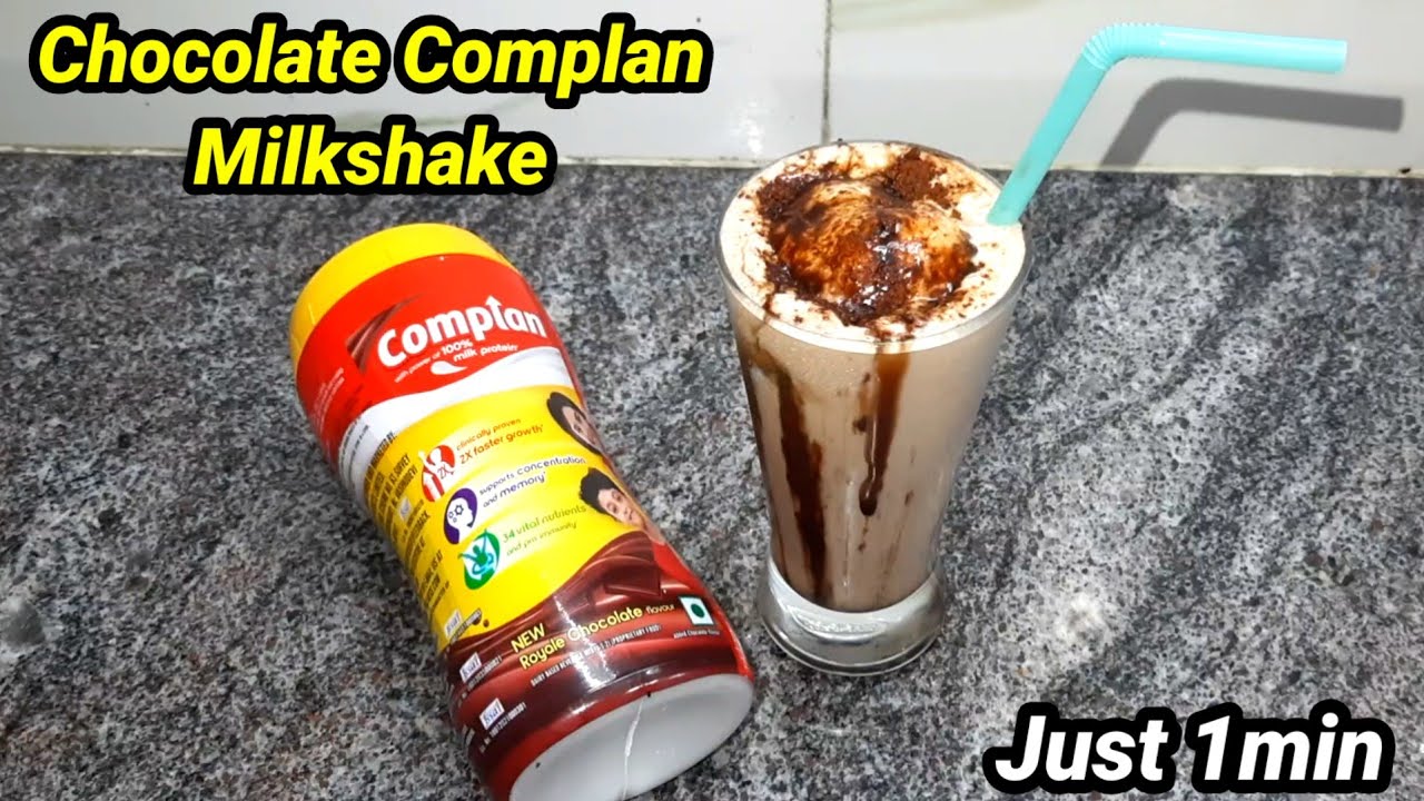 Complan milkshake|chocolate complan milkshake|complan|milkshake|summer recipes|chocolate complan