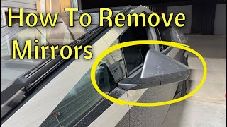 How To Remove CyberTruck Side Mirrors