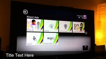 xbox 360 kinect setup and instructions
