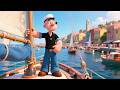 Popeye Sails The Sea ⚓🚢 Fun Adventure Song for Kids | Sea Journey Nursery Rhymes & Story Songs 🌊🎶