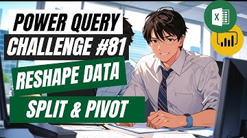 Split, Clean, and Pivot Messy Text Like a Pro! - Power Query Challenge 81