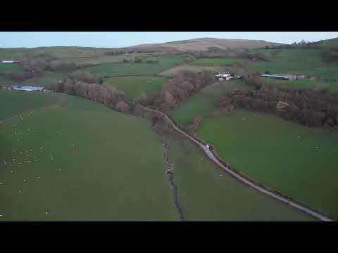 Flyover near Henllan, North Wales