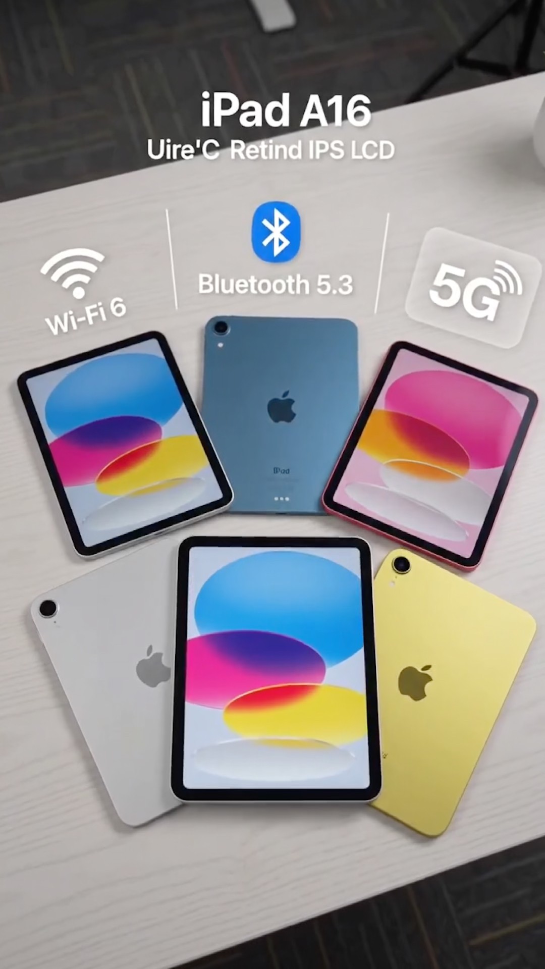 Apple iPad A16 chip all colour Ai Video #apple #appleipad