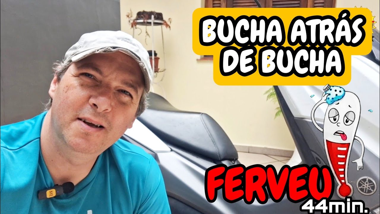 Temperatura do motor nas alturas e folga na biela. Deixando a Nmax nova #nmax