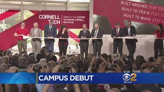 Dedication Held For Tech Hub On Roosevelt Island