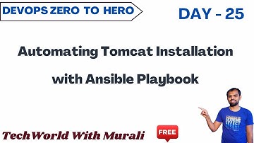 Day 25 | Automate Tomcat Installation Using Ansible Playbook |  #freedevopscourse #devops #tomcat