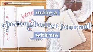 make a custom bullet journal with me! day 3 | plan with me | custom bullet journal setup