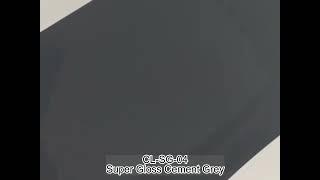 CARLIKE CL-SG-04 SUPER GLOSS CEMENT GREY VINYL