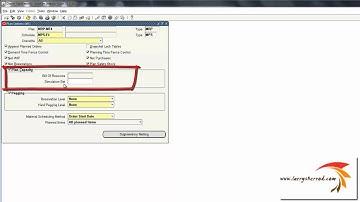 MRP Reviewing Plan Options, Oracle Applications Training