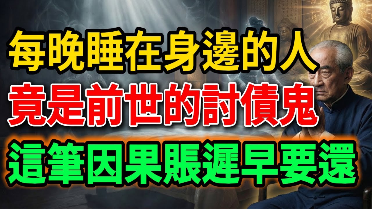 南懷瑾：為什麼你的婚姻這麼苦？陰債不還，婚姻難成！這本「因果賬」再不算清，下輩子還得繼續還！#南懷瑾 #夫妻因果 #婚姻危機 #外遇 #佛法智慧 #還債 #家庭和睦 #修心