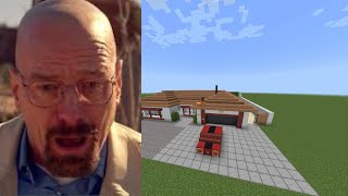 I Built Walter White’s House In Minecraft