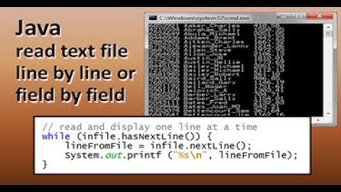 Java - Read text file - compared to reading text from keyboard
