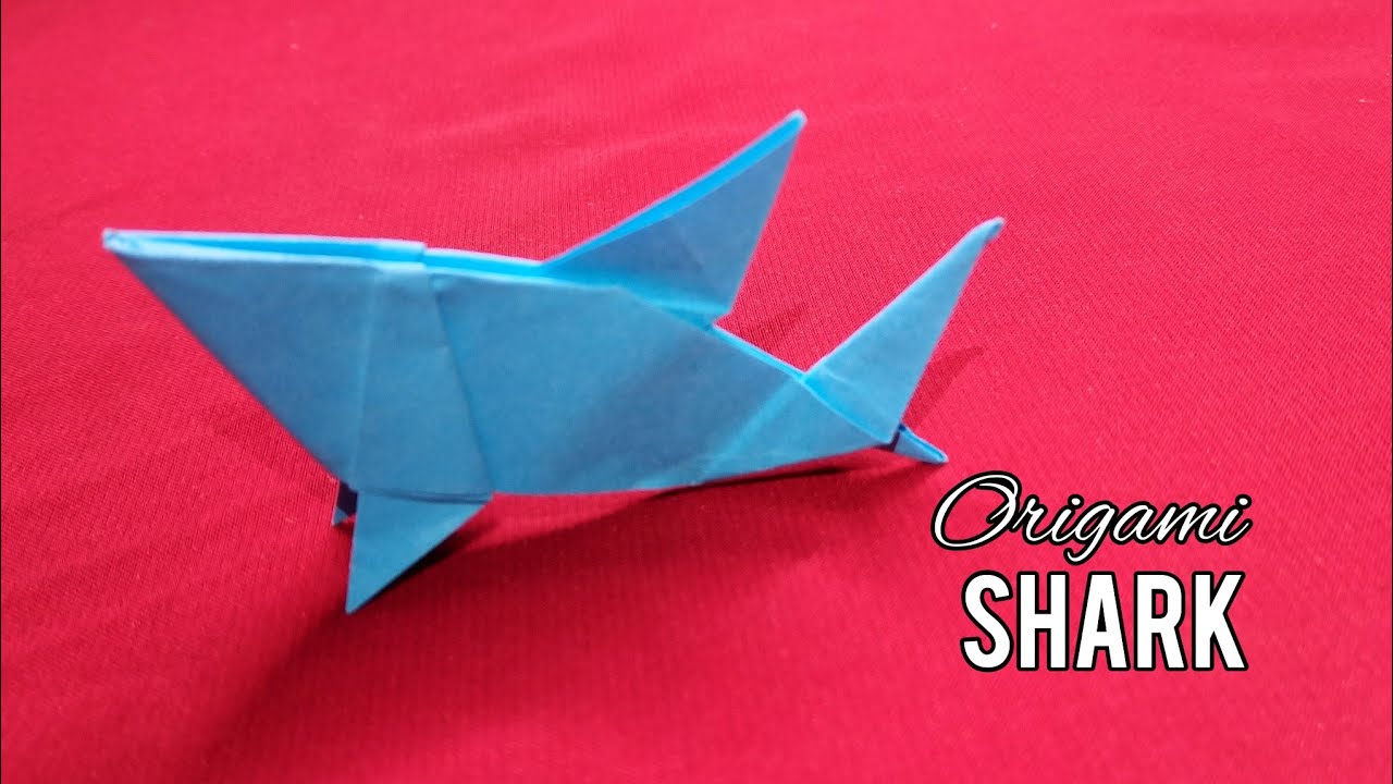 Origami Shark | How To Make an Origami Shark | Origami Tutorial - YouTube