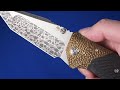 Нож авторский Allen Elishewitz Dress Saboteur custom knife USA