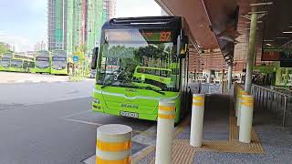(SBST) SMB3043S On Service 197 Departing Jurong East Interchange 