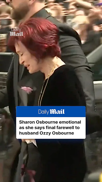 Sharon Osbourne sobs during heartbreaking final farewell to husband Ozzy Osbourne