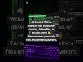 What İs a malware attack? #coding #software #developer #computer #engineering #programming #cyber