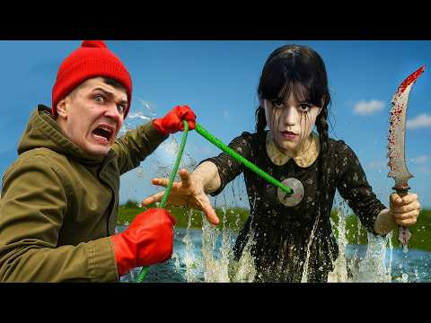 Эти жуткие и опасные находки мы обнаружили на магнитной рыбалке, где затонул Замок WEDNESDAY!