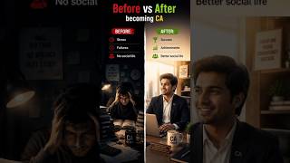 Before &amp; After Becoming CA ❤️‍🔥|#viral #shorts #trending #cafoundation #motivation #ca