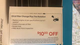 Career Overview Hyundai Coupon - Oil & Filter Change + Tire Rotation $10 OFF - Exp 3/2/2020