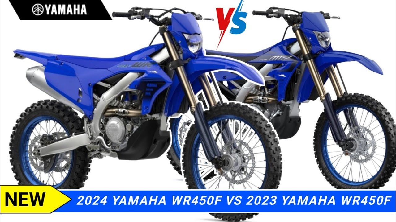 2024 Yamaha WR450F VS 2023 Yamaha WR450F YouTube